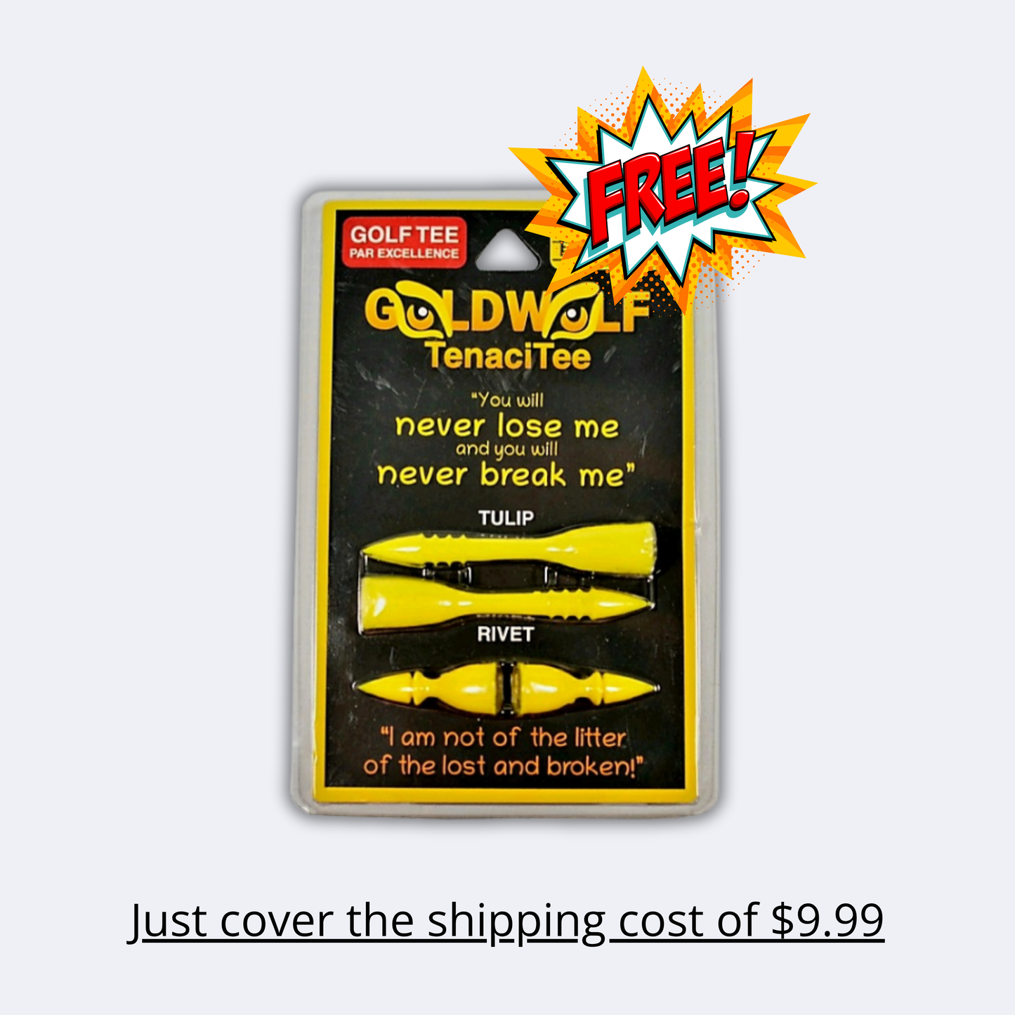 FREE Pack of Gold Wolf Tees!