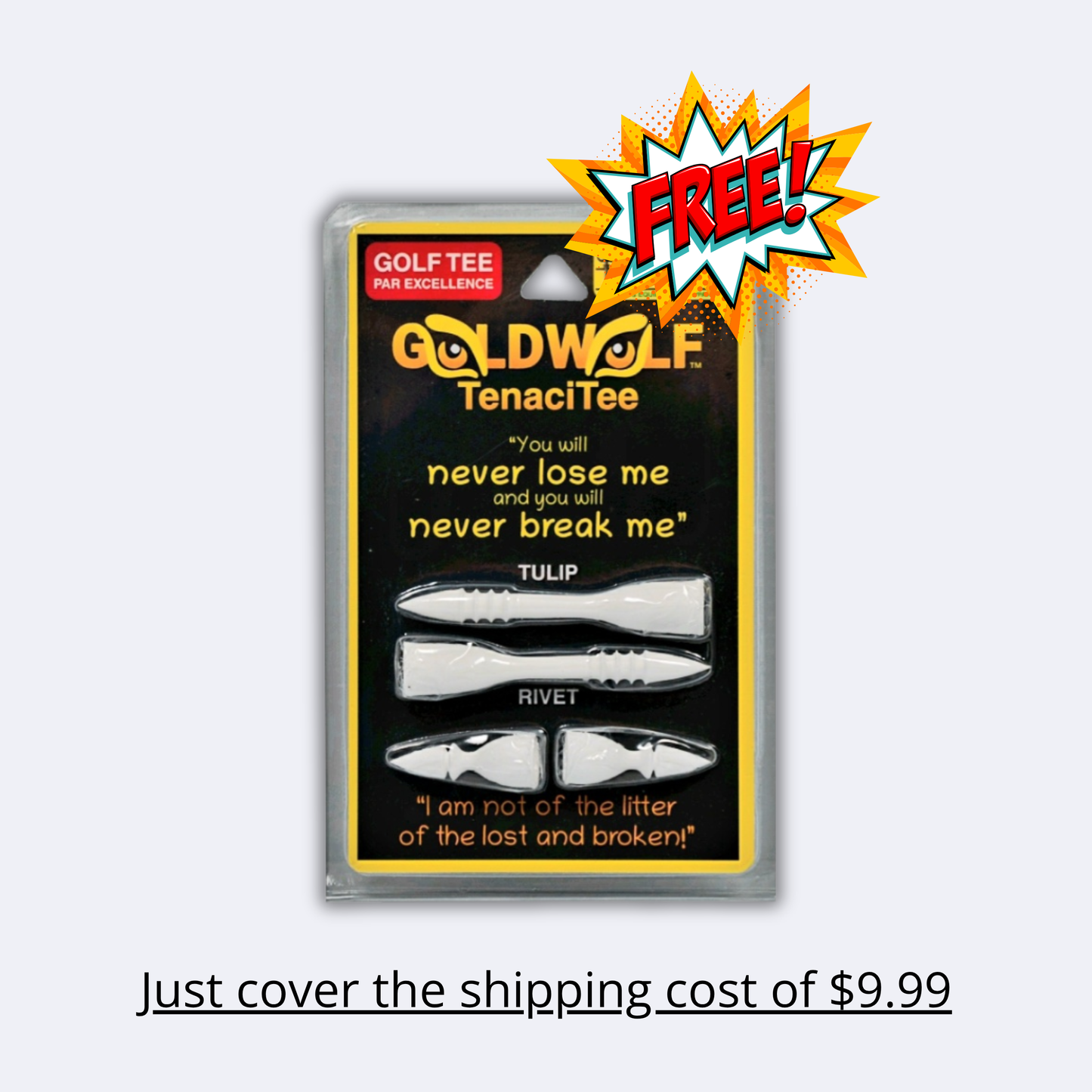 FREE Pack of Gold Wolf Tees!